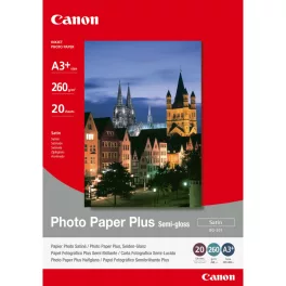 Canon SG-201 Photo Paper Plus Semi-gloss A3+, 260g vastag, félfényes fotópapír (20 lap/doboz)