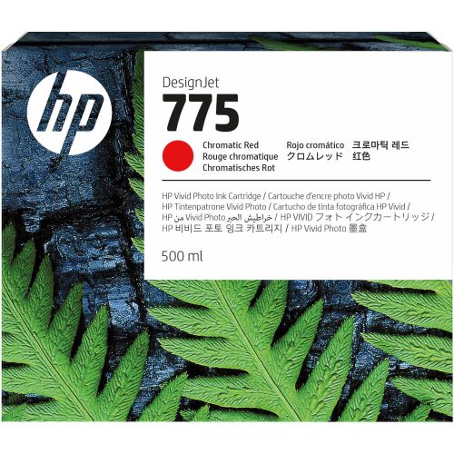 HP No. 775 Chromatic Red tintapatron (500 ml) 1XB20A