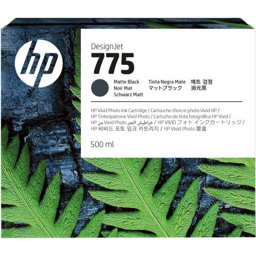 HP No. 775 Matte Black tintapatron (500 ml) 1XB22A