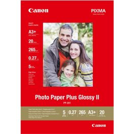 Canon PP-201 Photo Paper Plus Glossy II A3+, 265g vastag, fényes fotópapír (20 lap/doboz)