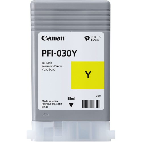 Canon PFI-030Y Yellow tintapatron 55 ml (3492C001AA)