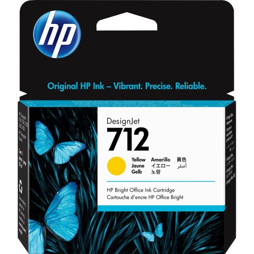HP No. 712 Sárga tintapatron (29 ml) 3ED69A