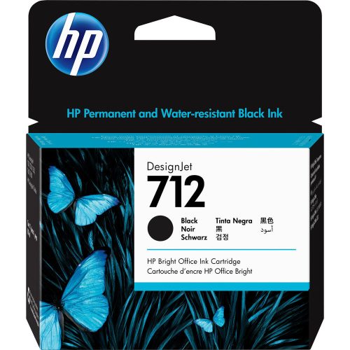 HP No. 712 Fekete patron (80 ml)