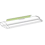 Colortrac SmartLF SC 36in Document return guide