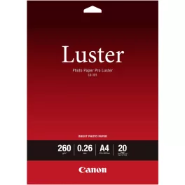 Canon LU-101 Photo Paper Pro Luster A4-es, 260g vastag, selyemfényű fotópapír (20 lap/doboz)