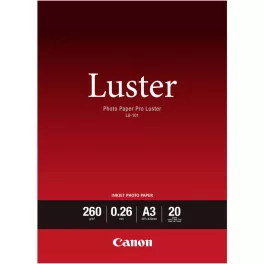 Canon LU-101 Photo Paper Pro Luster A3-as, 260g vastag, selyemfényű fotópapír (20 lap/doboz)