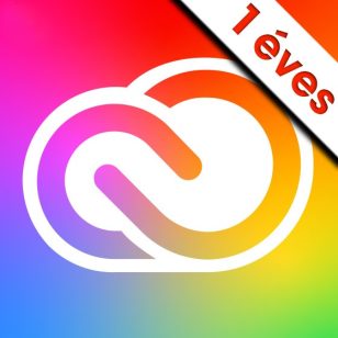   Adobe Creative Cloud 1 éves előfizetés többnyelvű (65304579CA01A12)