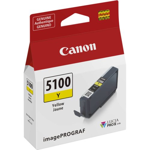 Canon PFI-5100 Yellow, sárga tintapatron PRO-310-es nyomtatóhoz 14,4 ml