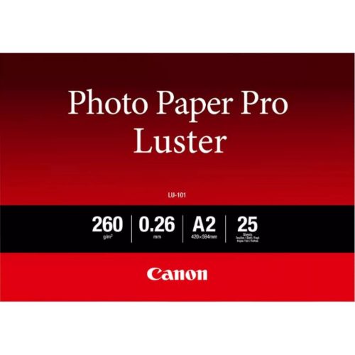 Canon LU-101 Photo Paper Pro Luster A2, 260g vastag, selyemfényű fotópapír (25 lap/doboz)