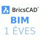 BricsCAD BIM új előfizetés 1 évre