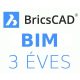 BricsCAD BIM új előfizetés 3 évre
