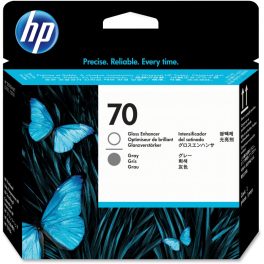   HP No. 70 Nyomtatófej, Printhead - Gloss Enhancer and Gray (C9410A)