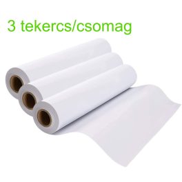 3 tekercs plotter papír A1+ 610mm x 50m - 80g