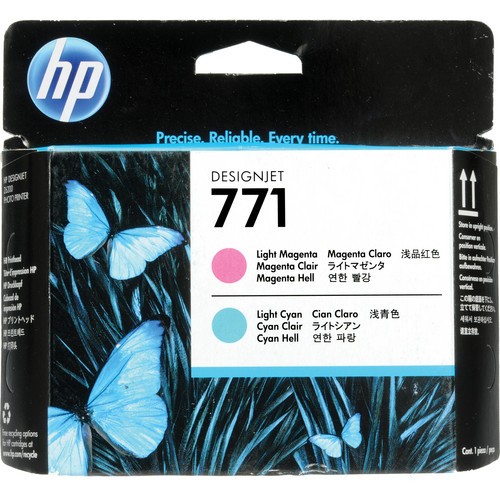 HP No. 771 Light Magenta and Light Cyan Printhead CE019A