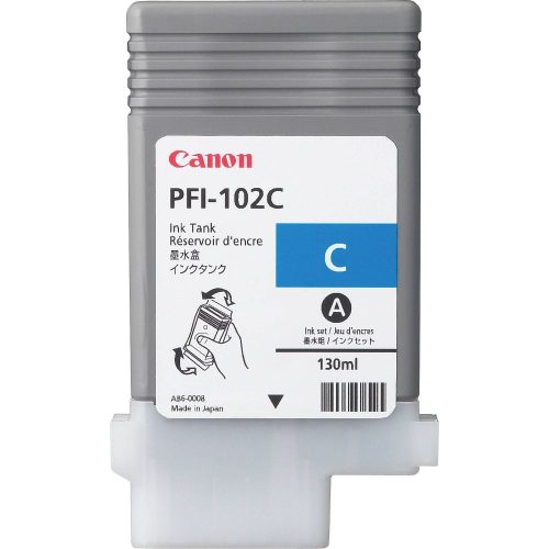 Canon PFI-102C - Tintapatron,Cyan,130ml (CF0896B001AA)