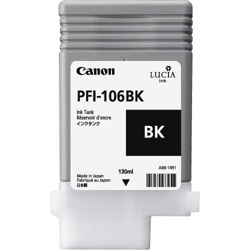 Canon PFI-106BK -Tintapatron,Photo Black,130ml (6621B001AA)