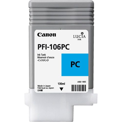 Canon PFI-106PC - Tintapatron,Photo Cyan,130ml (6625B001AA)