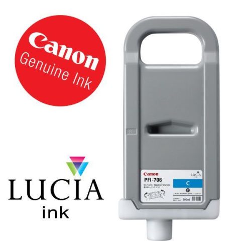 Canon PFI-706C Cyan tintapatron 700 ml (6682B001AA)