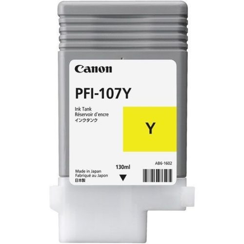 Canon PFI-107Y -Tintapatron,Yellow,130ml (CF6708B001AA)