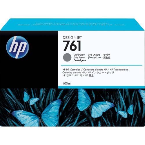 HP No. 761 Dark Gray Ink Cartridge (400 ml) CM996A