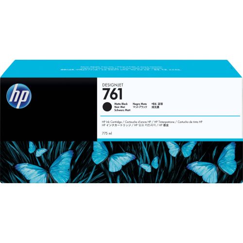 HP No. 761 Matte Black Ink Cartridge (775 ml) CM997A