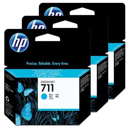 HP No. 711 Cyan  tintapatron 3 darabos csomag (3x29 ml) CZ134A