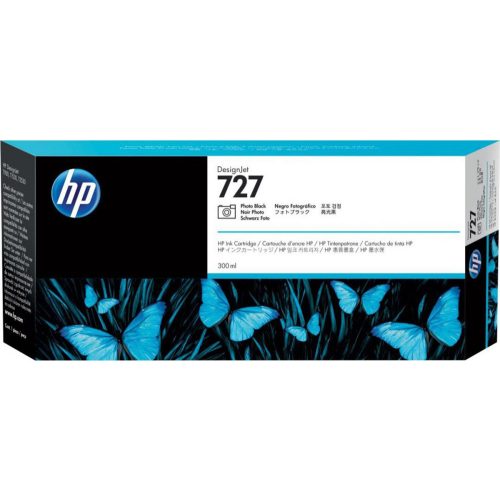 HP No. 727 Photo Black tintapatron (300 ml) F9J79A