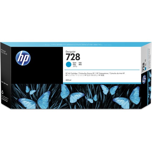 HP No. 728 Cyan tintapatron (300 ml)