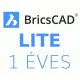 BricsCAD Lite új előfizetés 1 évre