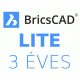 BricsCAD Lite új előfizetés 3 évre