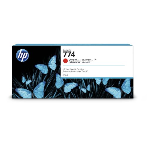 HP No. 774 Chromatic Red Ink Cartridge (775 ml) P2W02A