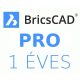 BricsCAD Pro új előfizetés 1 évre