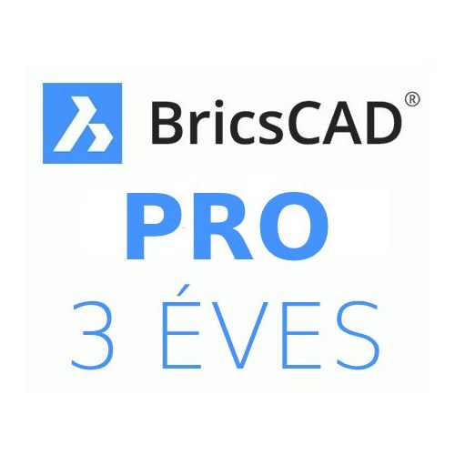BricsCAD Pro új előfizetés 3 évre